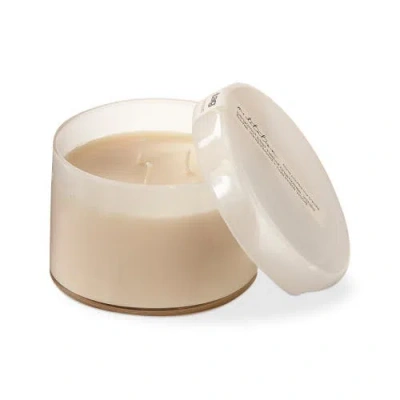 Tag Meditation Candle With Lid In White