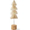 Tag Medium Natural Sisal Tree Decorative Sculpture For Christmas In White