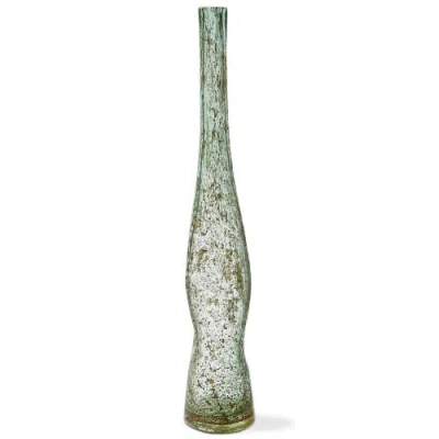 Tag Meri Vase Lg Green Multi Glass Summer