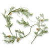 Tag Mistletoe Garland Artificial Holiday Decor For Christmas Green In Green