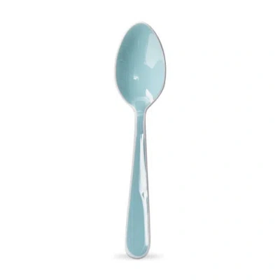 Tag Monroe Enamel Spreader Aqua Aqua Stainless Steel Spring In Blue
