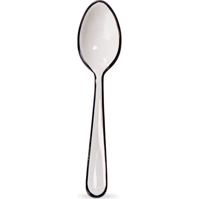 Tag Monroe Enamel Teaspoon White Multi White Multi Stainless Steel Everyday