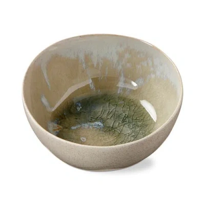 Tag Montauk Blue Ceramic Dining Salad Bowl Dishwasher Safe In Neutral