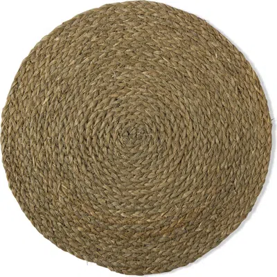 Tag Natural Braided Grass Placemat Eco Friendly Spring Decor In Brown