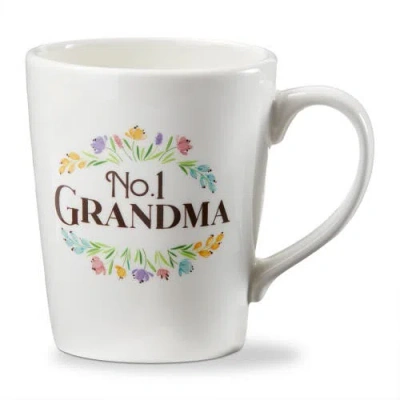Tag No 1 Grandma Earthenware Mug Multi 18 oz 4 X 4 X 4.76 In White