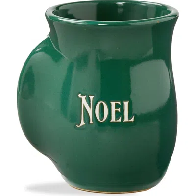 Tag Noel Handwarmer Mug Ceramic Drinkware For Cozy Winter In Green