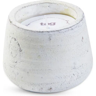 Tag Nomad Citro Pot Cream Decorative Jar Candle With Citronella In Gray