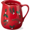 Tag Nutcracker Ceramic Measuring Pitcher For Christmas Beverages In Multi