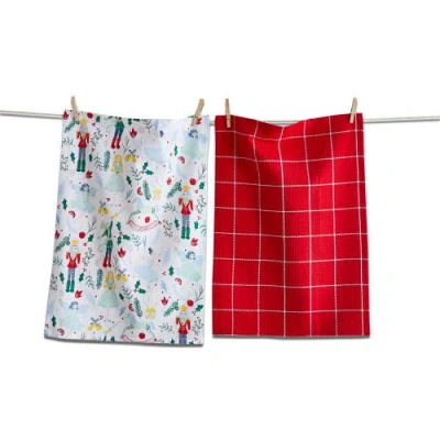 Tag Nutcracker Dishtowel Set Of 2 In Multi