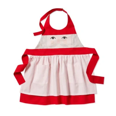 Tag Nutcracker Girl Cotton Apron For Kids Winter Kitchen Textiles In Pink