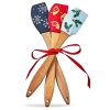 Tag Nutcracker Mini Spatula Set Of 3 Christmas Kitchen Tools Gift In Multi
