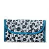 Tag Oh So She Roll Up Make Up Pouch Teal Teal Cotton Everyday In Multi