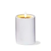 Tag Outdoor Solar Flameless White Pillar Candle In White