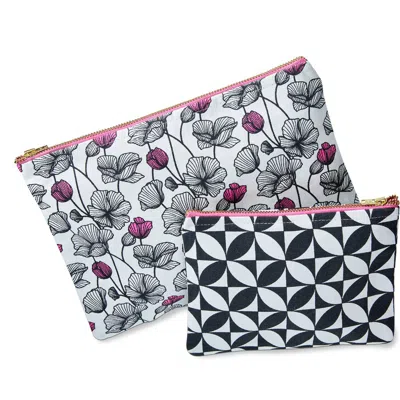 Tag Own Your Magic Pouch S/2 Fuchsia Cotton Everyday In Purple