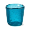 Tag Paint Box Blown Glass Tealight Holder In Blue