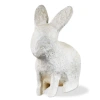 Tag Paper Mache Bunny Decor For Spring And Summer Holiday In White