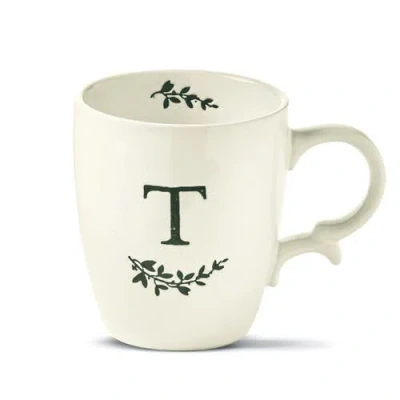 Tag Personalized Monogram T Mug White Ceramic Drinkware