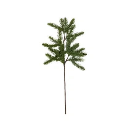 Tag Pine Spray Small Artificial Flower Stems For Christmas Decor In Green