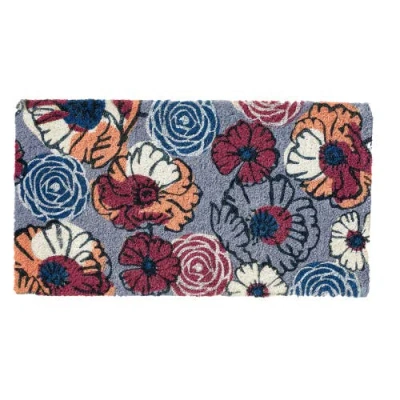 Tag Poppy Coir Mat Multi Coir Everyday,summer In Blue