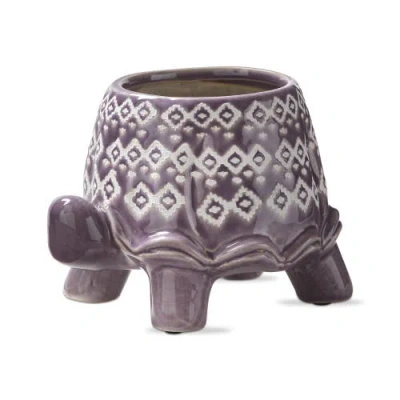 Tag Purple Turtle Planter Terracotta Garden Pot For Summer Decor