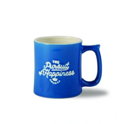 Tag Pursuit Of Happiness Blue Ceramic Mug July 4th Drinkware