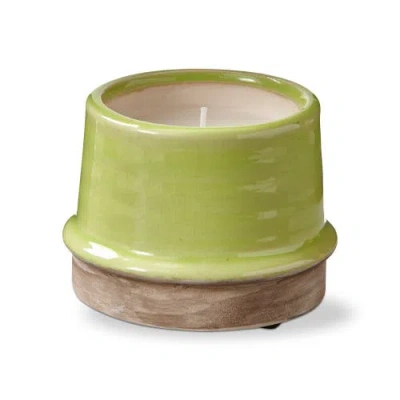 Tag Radius Citro Candle Pot Citronella Scented Summer Vibes In Green