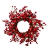 Tag Red Berry Artificial Christmas Wreath In Red
