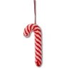 Tag Red Wool Candy Cane Christmas Tree Ornament Easy Clean In Red