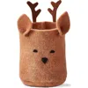 Tag Reindeer Bin Decor Decorative Animal Figurines Holiday In Brown