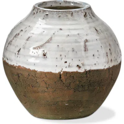 Tag Relic Small Decorative Vase Antique White Terracotta Home Decor