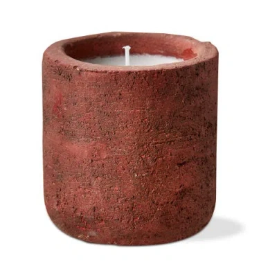 Tag Rocca Citronella Candle Cayenne Red Jar Spring Summer In Brown