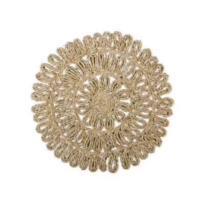 Tag Rosie Maize Natural Spring Placemat Wipe Clean Dining Decor In Brown