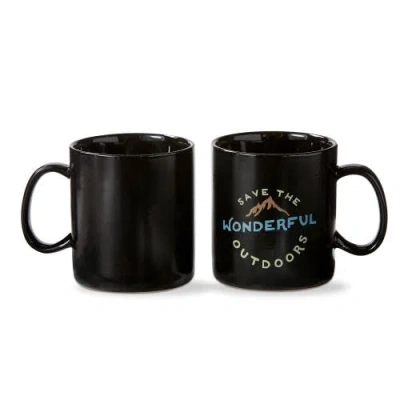 Tag Save The Outdoors Heat Change Mug In Black
