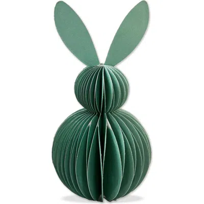 Tag Seafoam Bunny Paper Decor For Easter Tabletop Mantel In Green