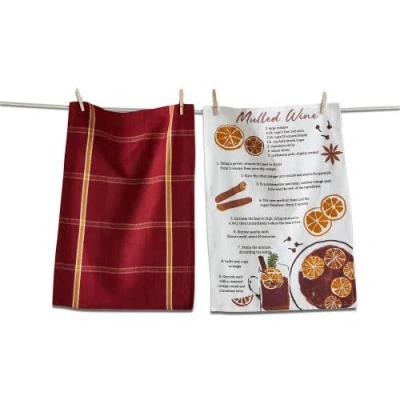 Tag Set Of 2 Multicolor Cotton Dishtowels For Everyday Use