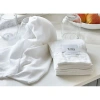 Tag Set Of 5 White Cotton Flour Sack Dishtowels For Kitchen, 28x29 Inches, Machine Washable Everyday In White