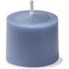 Tag Slate Blue Votive Candles Set Of 12 Smokeless Paraffin Wax In Blue