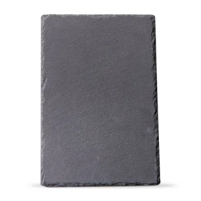 Tag Slate Rectangular Serving Board Black Slate Everyday In Blue