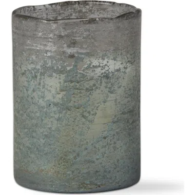 Tag Small Organic Citronella Ocean Scented Glass Candle In Green