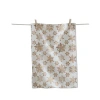 Tag Snowflake Dishtowel Set In White