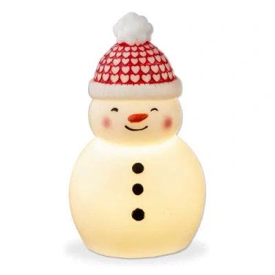 Tag Snowman Led Decorative Figurine Christmas Candle Indoor Use In Multi