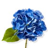 Tag Soft Touch Faux Hydrangea Stem Blue Blue Plastic Spring In Blue