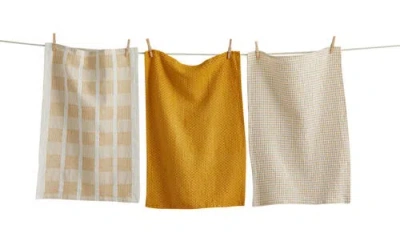Tag Sonoma Yellow Dishtowel Set Everyday Kitchen Textiles In Multi