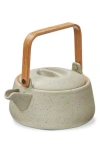 Tag Speckle Glaze Teapot In Neutral