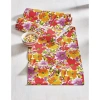 Tag Springtime Bright Floral Print Cotton Table Runner Decor In Multi