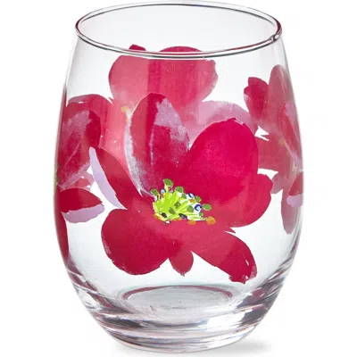Tag Springtime Pink Stemless Wine Glass For Summer Gatherings