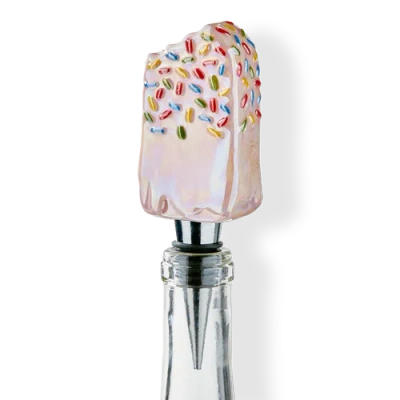 Tag Sprinkle Popsicle Bar Bottle Stopper In Gray