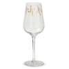 Tag Starlight All Purpose Wine Glass Gold Drinkware For Bar In Transparent