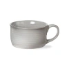 Tag Stinson Light Gray Ceramic Soup Mug Dishwasher Safe In Gray