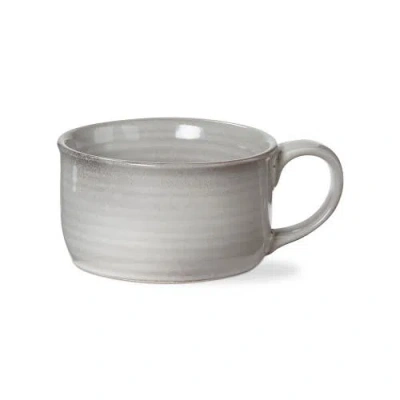 Tag Stinson Light Gray Ceramic Soup Mug Dishwasher Safe